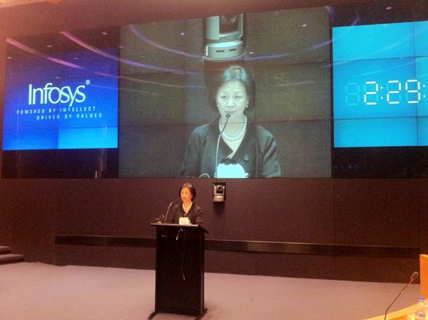 InfosysLabs's tweet image. Dr. Phyllis M. Wise, VP &amp;amp; Chancellor, #UIUC talks about #tomorrow’s healthcare @Infosys #InfosysLabs #Healthcare #BTE