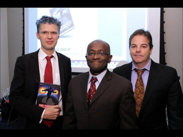 NYUAfricaHouse's tweet photo. @RenGroup @rencapman @TheUnraveler Photo: Fastest Billion book presentation at NYU Africa House #nyu #fastestbillion http://t.co/ROliBID1