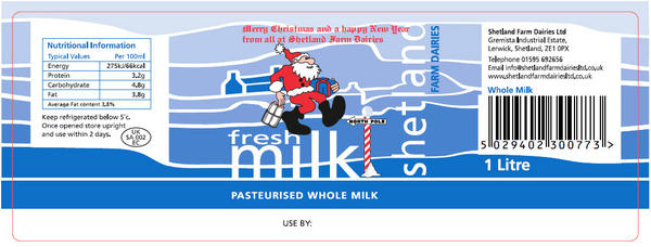 shetlandmilk's tweet photo. New festive labels out today.. huge thanks for all your support in 2012.  Have a great Christmas when it comes :) http://t.co/gnPdylSg
