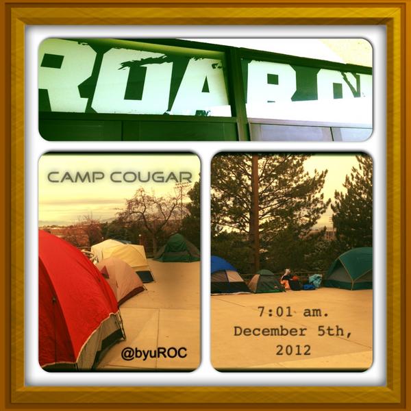 byuROC's tweet photo. Camp Cougar set up and ready at the Marriott Center this morning. #byuhoops #byuROC http://t.co/YeeWsecr http://t.co/QcQi3bAZ