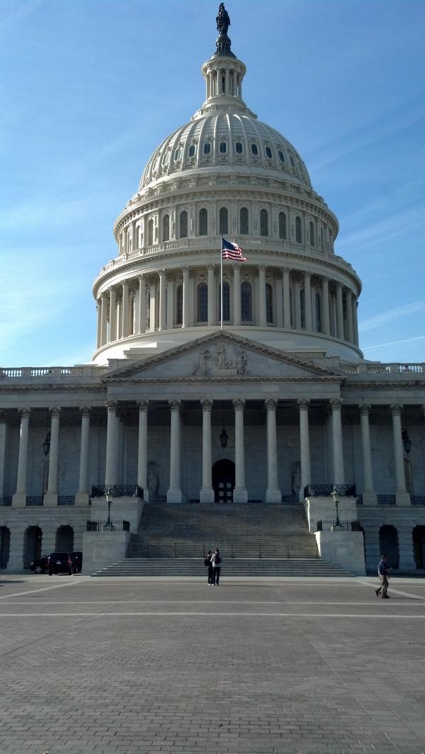 Was a beautiful day on Capitol Hill!