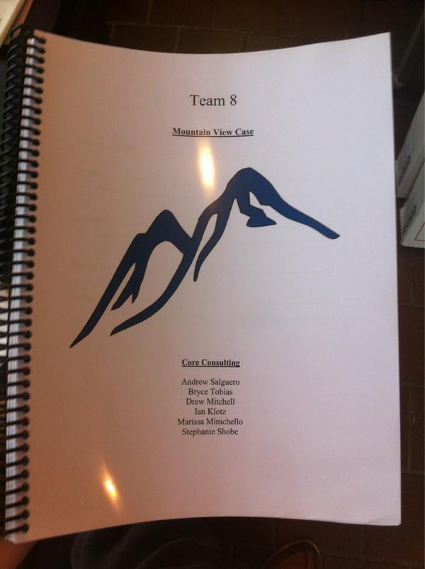 Marissa_Miniche's tweet image. RT &quot;@WhiteonBryce: @heystephay @ianklotz @Andrew_S23 @_DrewMichael Were done! #CoreConsulting&quot;