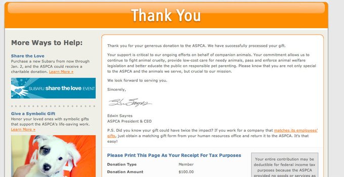 For Christmas, I just donated $100 to the @ASPCA!! What are you giving this Christmas? http://t.co/o<a class="tags" target="_blank" title="On Twitter" href="/?out=eyJ0eXAiOiJKV1QiLCJhbGciOiJIUzUxMiJ9.eyJpYXQiOjE3MjA5MzEyNDEsImlzcyI6InR3cG9ybnN0YXJzLmNvbSIsIm5iZiI6MTcyMDkzMTI0MSwiZXhwIjoxNzUyNDY3MjQxLCJyZWRpcmVjdF91cmwiOiJodHRwczovL3R3aXR0ZXIuY29tL0FTUENBIn0.mYBzqKrvBt2U94nOSIEMIRpA7ZSx3edHMjORDEGMpAOLMcgoFaCXuuLhCOGENZi-DbJrZjf86vfxDof2370rjA">@ASPCA</a>