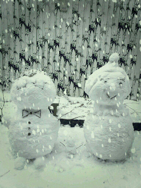 GGwony's tweet photo. 오랜만이야 눈사람. http://t.co/ANWclK0w