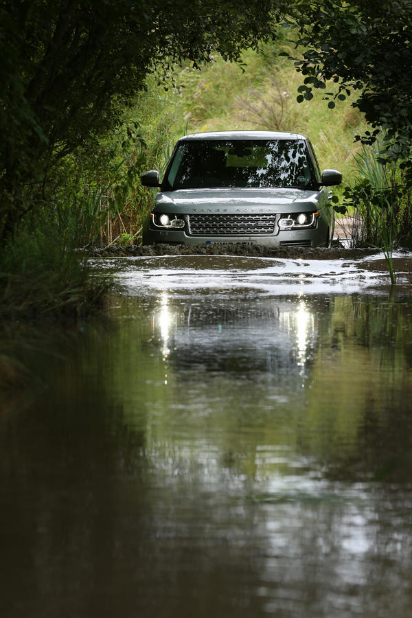 The all-new Range Rover has an increased wading depth which means the it can drive through 900 mm of water with ease.