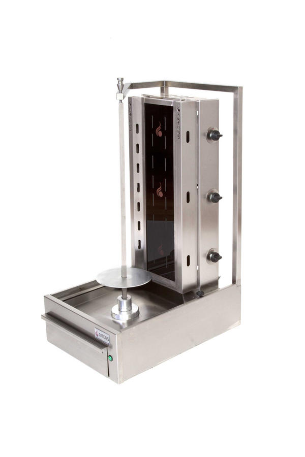 astonsgca's tweet image. ASTONS 3 Burner Gas Kebab Machine with the Ceramic Tecknology