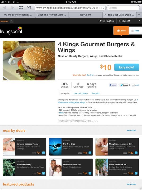 MOODYINC's tweet photo. GET YOUR 50% OFF COUPON #4KINGS #LIVINGSOCIAL http://t.co/PSjudHVH http://t.co/v5YE2yNW