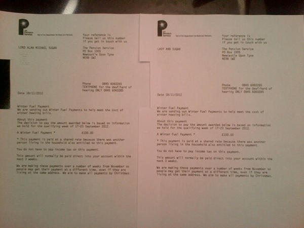 There should be a means test to qualify for heating allowance. Anyone with loads of dosh should not qualify.