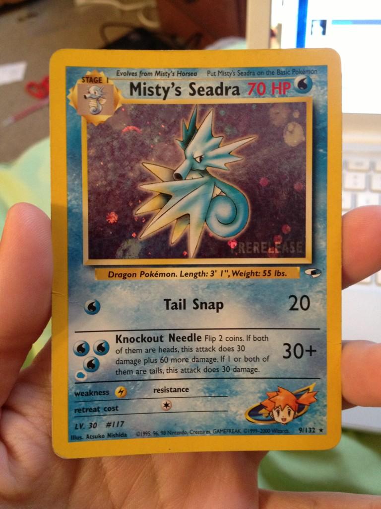 My strange Prerelease Misty's Seadra