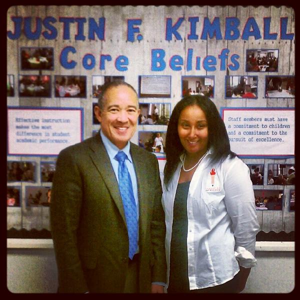 Came out to Justin F Kimball high school for "Open Mike Night" with Superintendent <a href="/MMilesDISD/">Mike Miles</a>