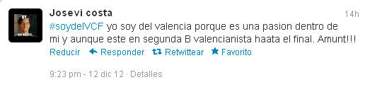 valenciacf's tweet photo. Josevi Costa, ganador de las 2 entradas para el #VCFrayo tras enviar su Tweet con el hashtag #SoydelVCF. Felicitats! http://t.co/pDZcPi3I