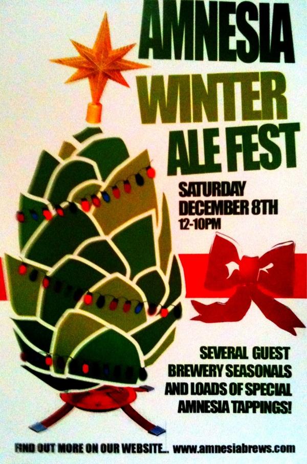 Oops tweeted wrong address. Here are the new details for the Winter Fest...
Amnesiawinteralefest.blogspot.com
