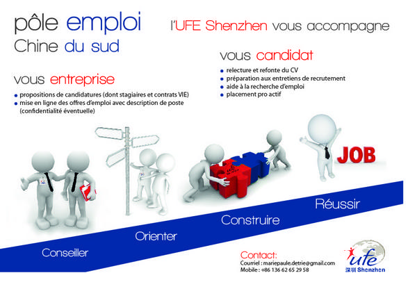 Lancement de Pôle Emploi Chine du Sud !!!