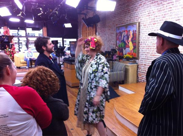 sgeode's tweet image. Getting ready for Good Morning Arkansas!