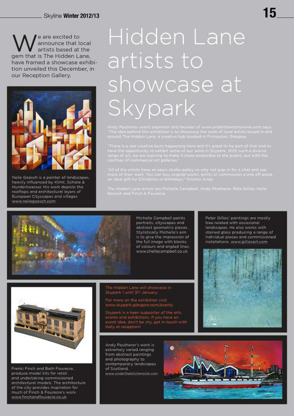 Some of the lane artists have made it into <a href="/skyparkHQ/">Skypark Glasgow</a>!