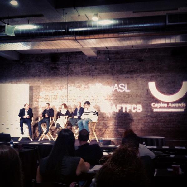 SuzannedNYC's tweet image. Creative summit day @CaplesAwards hearing about courageous clients #caples cc: @gsssmtlj