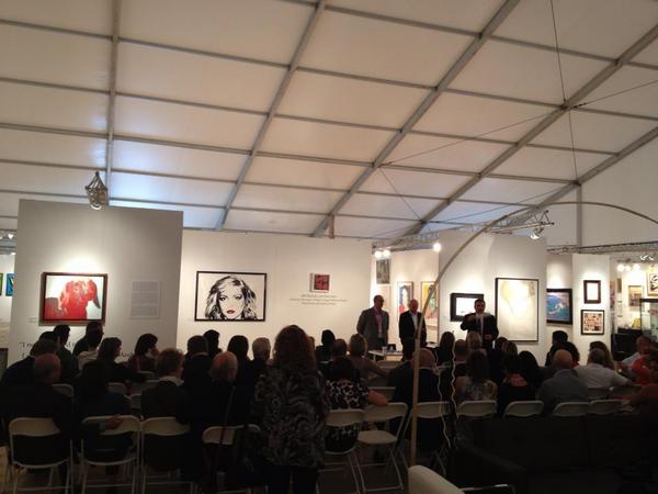OverturebyAFABW's tweet photo. Art &amp; Business Council Conference this morning @OverturebyAFABW in front of the 100 #Warhol exhibition ! http://t.co/hzL4GZvD