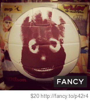 LavillePhilippe's tweet photo. Wilson The Volleyball http://t.co/WVDQnMtM via @thefancy http://t.co/Mr51rbCn