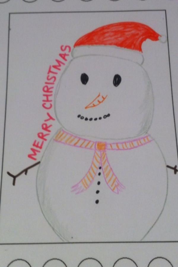ChersLittleDiva's tweet photo. Isn't my snowman so cute? http://t.co/ZNed0YR7