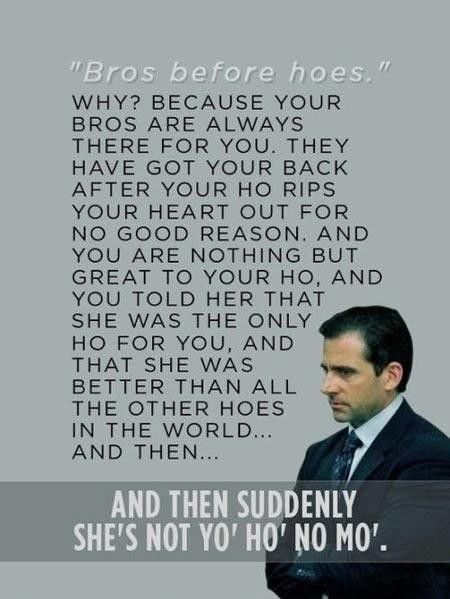 ChillieChill23's tweet image. bros before hoes #MichaelScottLogic #TheOffice