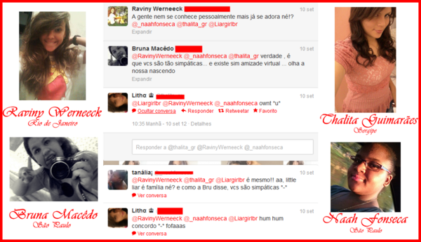 Liargirlbr's tweet photo. E foi assim que tudo começou :) @_naahfonseca  @thalita_gr  @RavinyWerneeck Saudades de vocês http://t.co/LaT1OYca