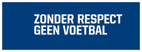 voetbalpuntnl's tweet photo. Zonder respect geen voetbal http://t.co/PP0624KJ