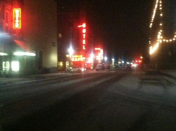 windycitymt's tweet photo. Street crews are sanding - roads are sloppy, some are slick. Slow down and drive with care. http://t.co/N1WlCF0l