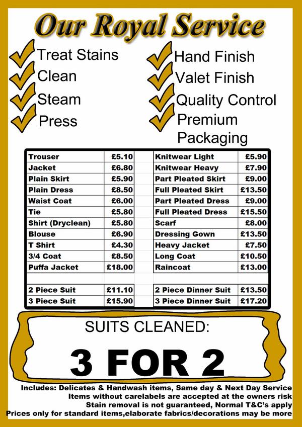 LePristine's tweet photo. Our Royal Service...for those garments that need royal care and attention - a service unique to us at Le Pristine... http://t.co/frYMDiWH