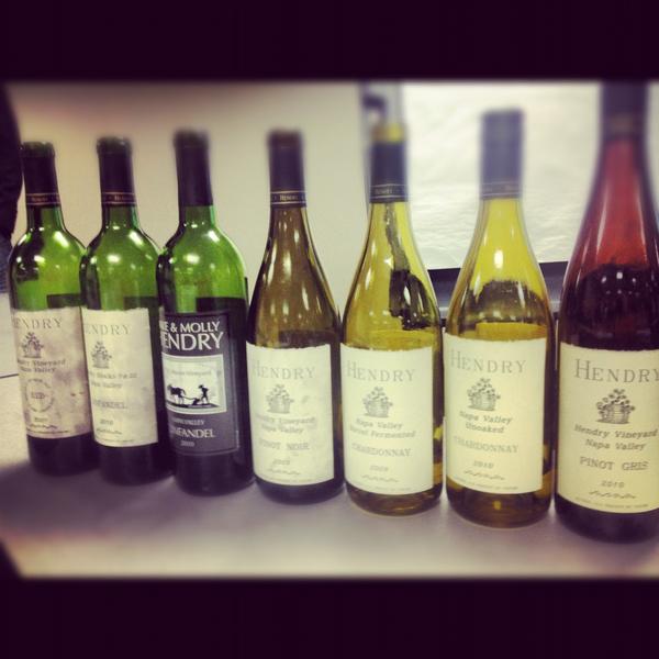 Enjoying the sales rep perks 4 probably the last time: met #MikeHendry #Winemaker, tasted through these beauties...