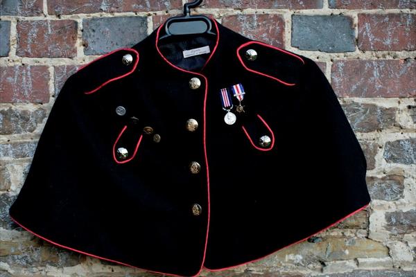 ollysuzi's tweet photo. @GabrieleBAZAAR thought you would like to see one of lisa's bespoke  childrens capes  "the colonel"x olly http://t.co/uJxBu2HB