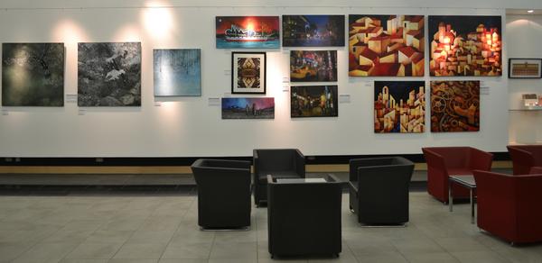 Come check out our new art exhibition, in Skypark 1 foyer, featuring artists based at <a href="/TheHiddenLane/">Hidden Lane</a>