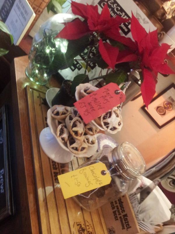EscapeBar1's tweet photo. Mulled wine &amp; mince pies? Happy Krampus!! http://t.co/z9uJNimK
