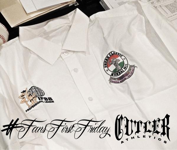 mrojaycutler's tweet photo. Get your chance to WIN one of my sheru classic shirts signed by me #FansFirstFriday @lsmithjrvp @CutlerAthletics! http://t.co/gKBerhRQ
