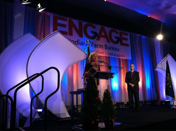 Humbled to be recognized with the President's Award at the annual Farm Bureau convention.