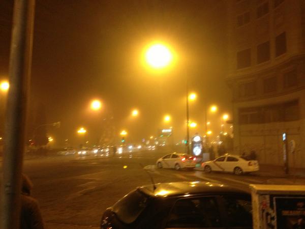 Rubiu5's tweet photo. Madrid ahora mismo parece Silent Hill http://t.co/zj4y5fOS