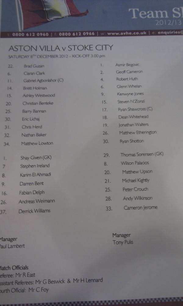 IvanGaskell1's tweet image. #Avfc #scfc team sheet
#bbcfinalscore