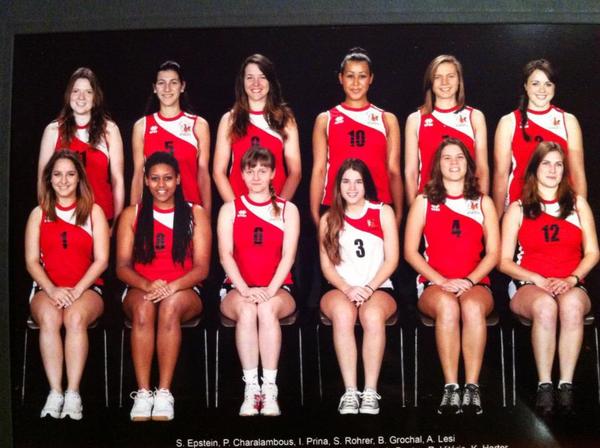 <a href="/CUVolleyball/">CU Volleyball</a> 's 1st ladies! Woohooooo #TeamCardiff #PhotoDay