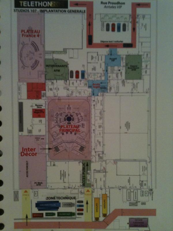 lmarsick's tweet image. #Telethon2012 pour ne pas se perdre, chacun a un plan en poche... Cc @mediautreregard