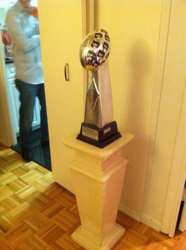 TheLeagueFF2012's tweet photo. This is it boys. This is what we play for. #therose http://t.co/CyUOY3p9