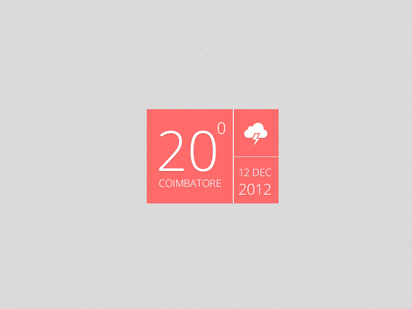 arjun_aj's tweet image. Weather Widget #dribbble #metro #metrodesign dribbble.com/shots/850237-W…