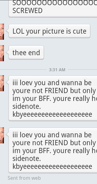 KySly's tweet photo. #internet #friends by #knifeparty was made for bitches like this. I feel like the day I block her is the day I die. http://t.co/8JxGfclo