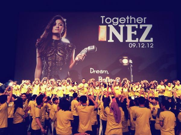 adapakraden's tweet photo. We proud of u too!! @agnezmo: So proud of my fans #NIC #TOGETHERNEZ http://t.co/0GzSw9i3
