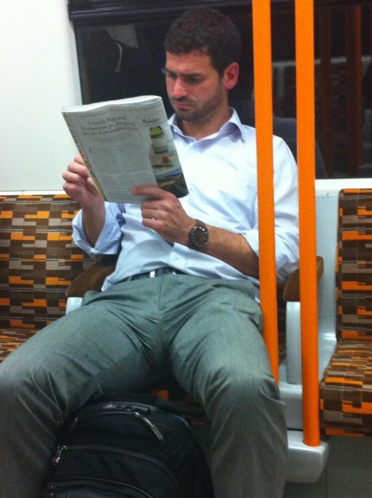 “On London Underground @bulgespotter #bigbulge #bulge #bulgeaddict #HotAndS...