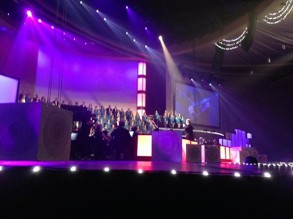 texag156's tweet image. Enjoying #celebration12 with the family at Houston's First Baptist. Great Christmas tradition!
