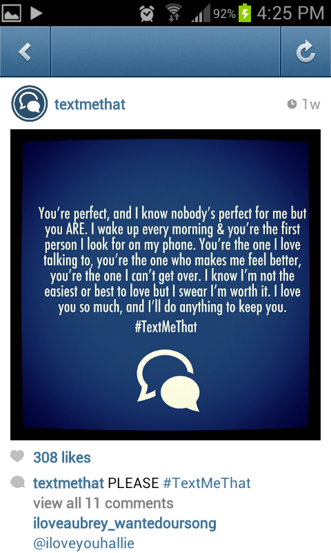 _ohsoamacing's tweet image. #imissyou #textmethat #comeback