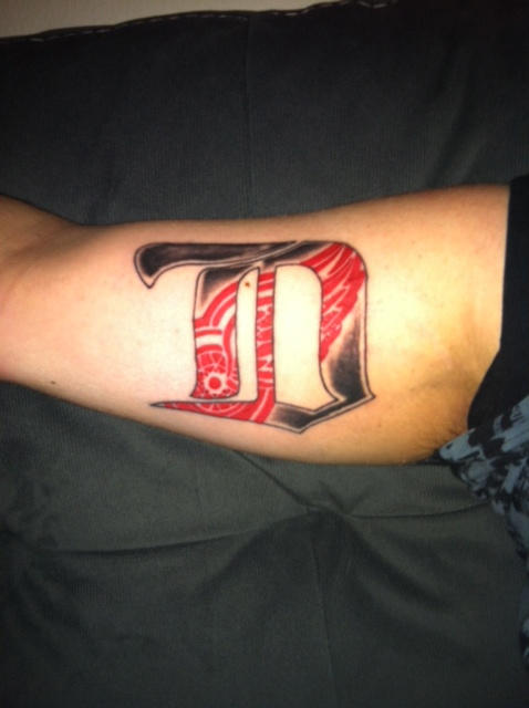 Detroit Red Wings tattoo