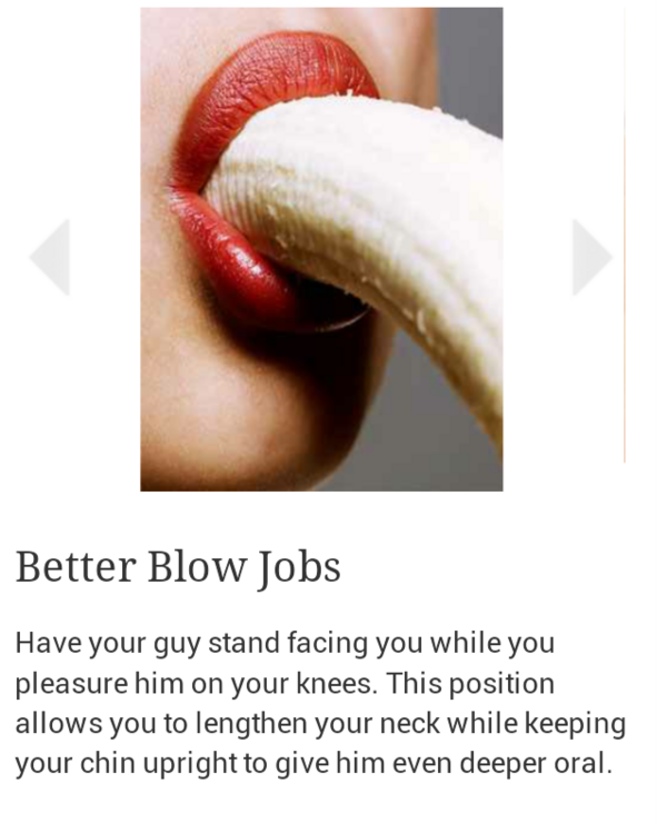 The Feminine Woman — Femininity. how to give your man oral Jan 2012 Introduce this step-by-step programme and you'll help your boyfriend overcome
any fear of giving you oral sex, advises Pamela Stephenson .
