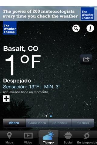 FatimaBCR's tweet image. El #tiempo en Basalt, CO es Despejado, 1°