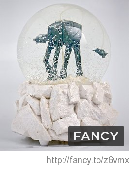ssdds's tweet image. Star Wars AT-AT Snow Globe fancy.to/z6vmx via @thefancy