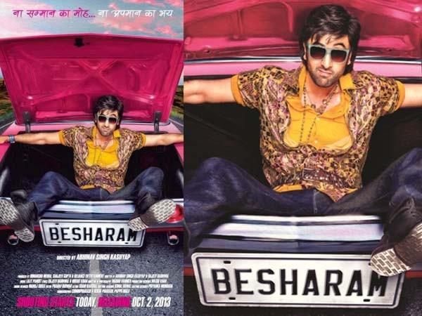 filmfare's tweet image. First look of Besharam :: bit.ly/TLQ3Rl ::